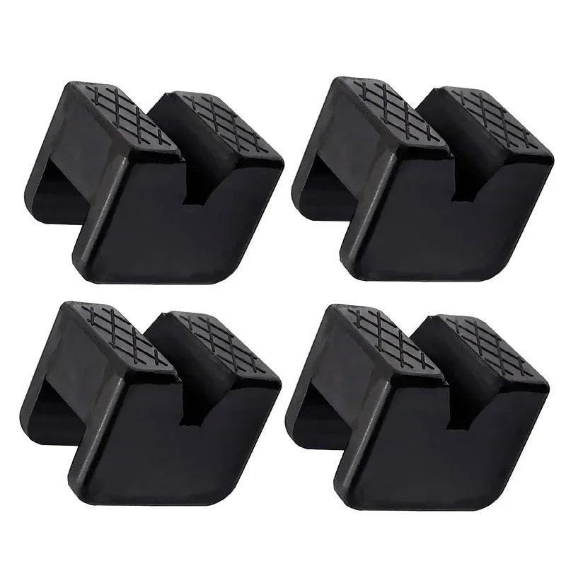 Universal Car Jack Rubber Pad Slotted Lift Jack Stand Frame Protector Adapter