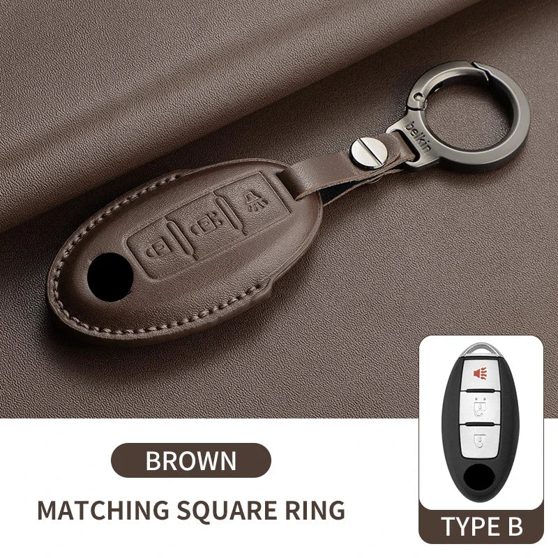 Smart Key Case Cover for Nissan Rogue X-Trail T31/T32 Qashqai J10/J11 Kicks