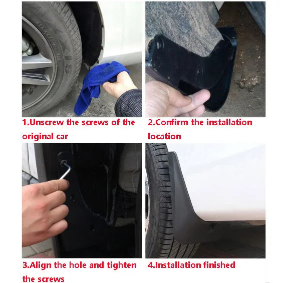 Mud Flaps Splash Guards for BYD Seal U / Sealion 6 / Song Plus DM-i 2023–2025