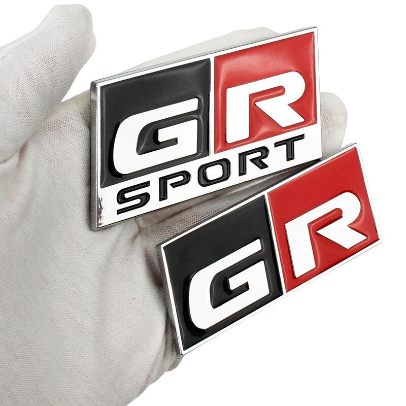 GR Gazoo Racing Sport Badge 3D Alloy Emblem (Toyota)