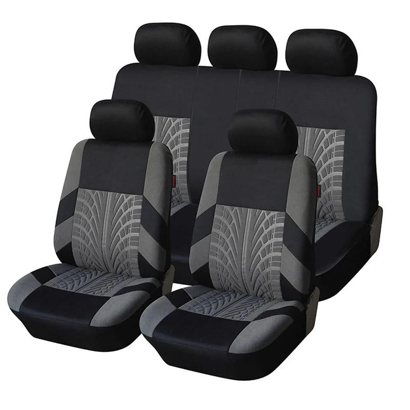 Universal Car Seat Cover Set Breathable Full Surround Seat Cushion Covers for 5-Seat