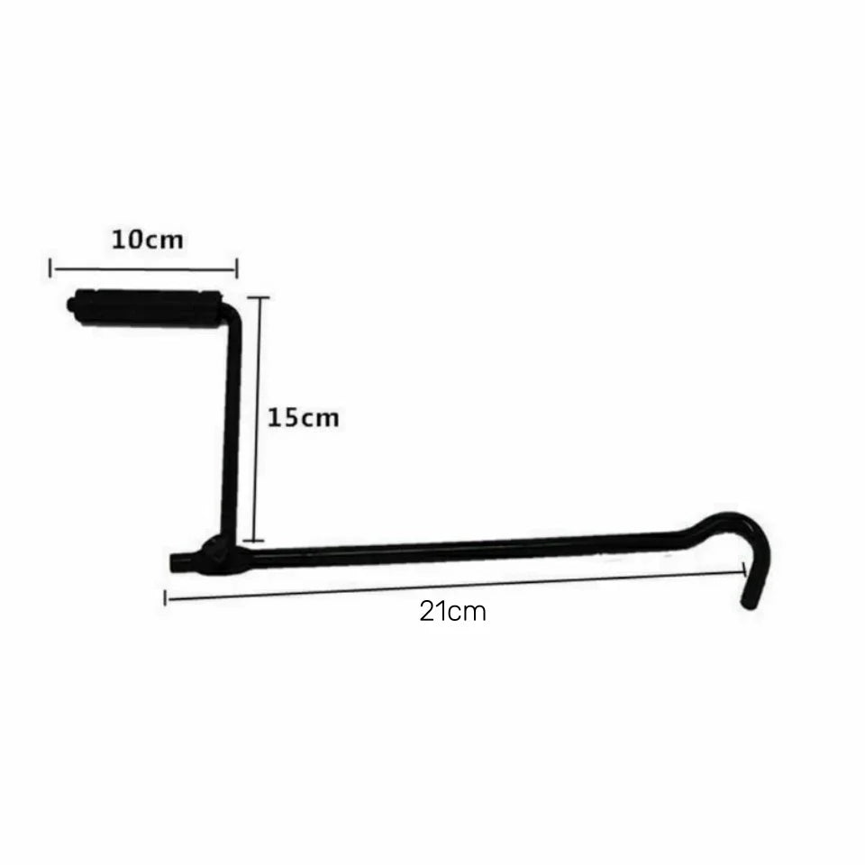 10×21cm Foldable Scissor Jack Rocker Handle Universal Car Jack Crank Replacement