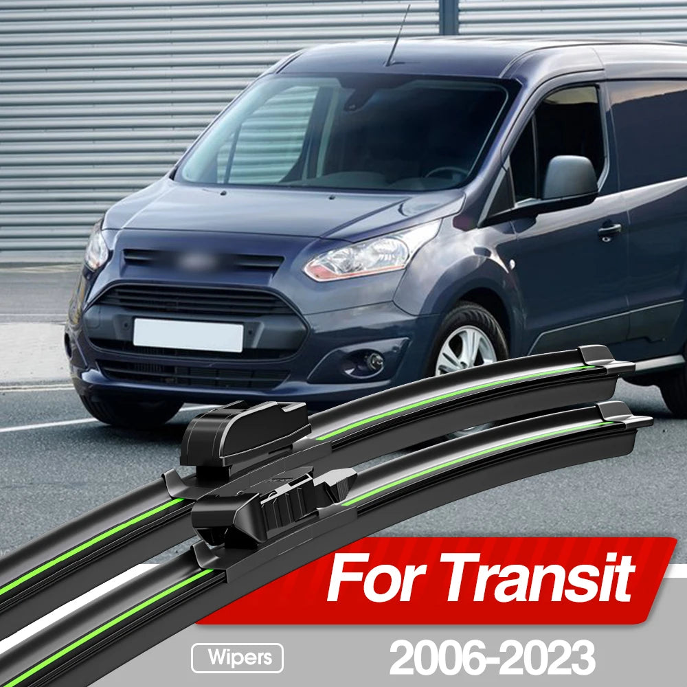 2PCS Front Windshield Wiper Blades for Ford Transit Connect 2006–2023