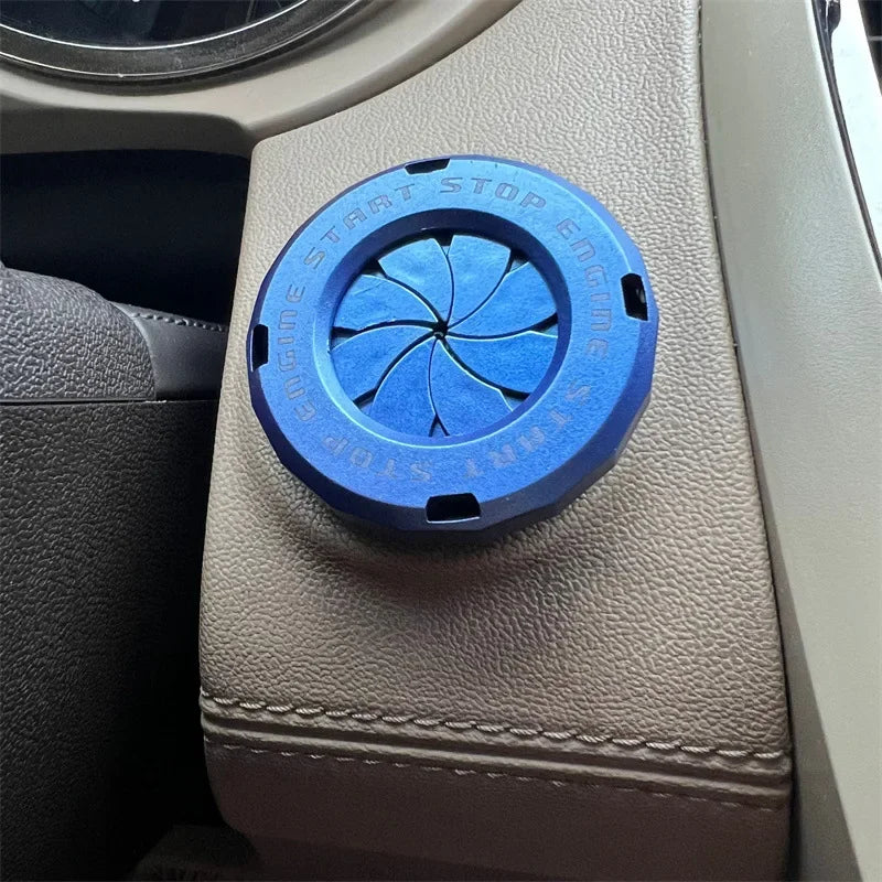 Motorcycle Ignition Key Cover Push Start Button Decorative Interior Trim