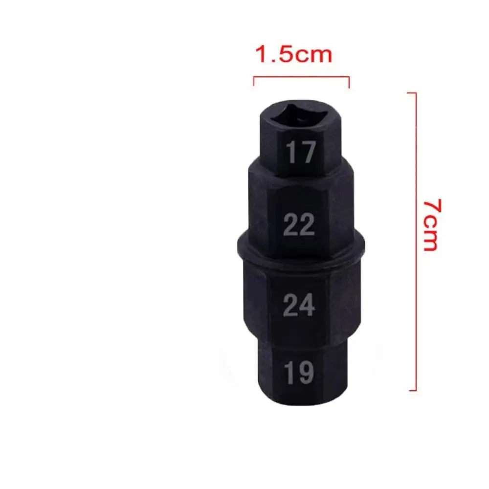 Motorcycle Wheel Hex Spindle Driver Removal Tool Set – 17mm, 19mm, 22mm & 24mm