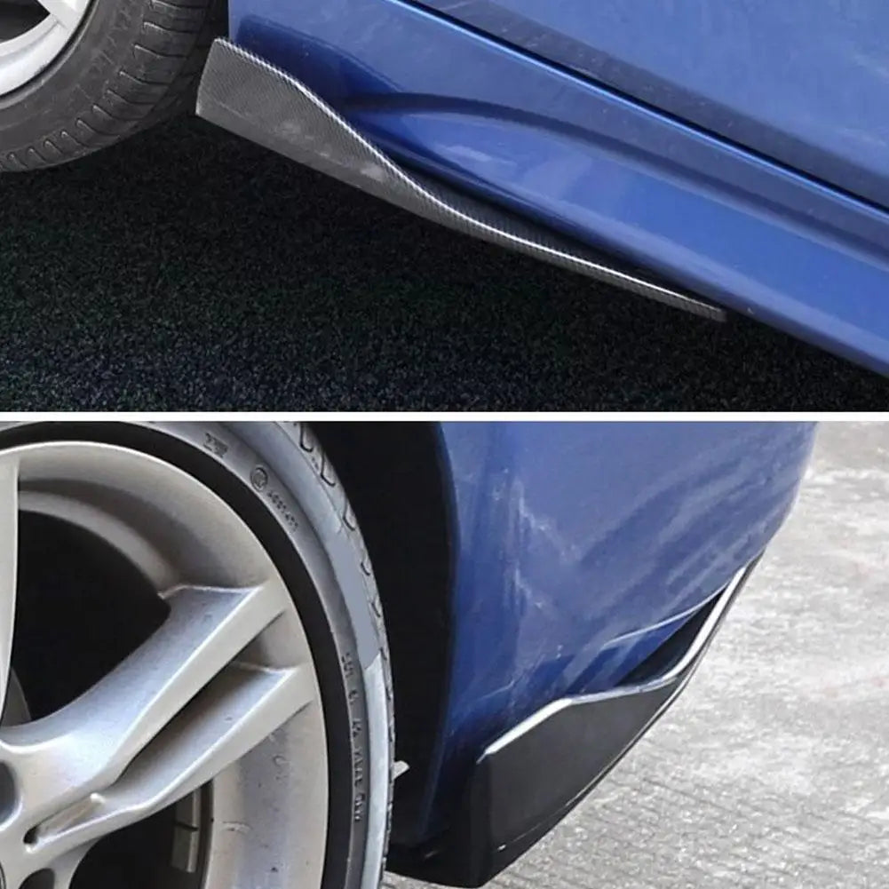 Universal 48cm Side/Rear Spoiler Splitter Pod in Gloss Black or Printed Carbon