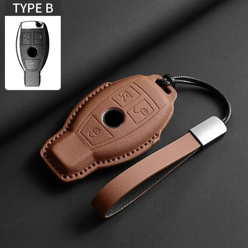 Smart Key Case Cover for Mercedes-Benz A, B, C, E, S-Class