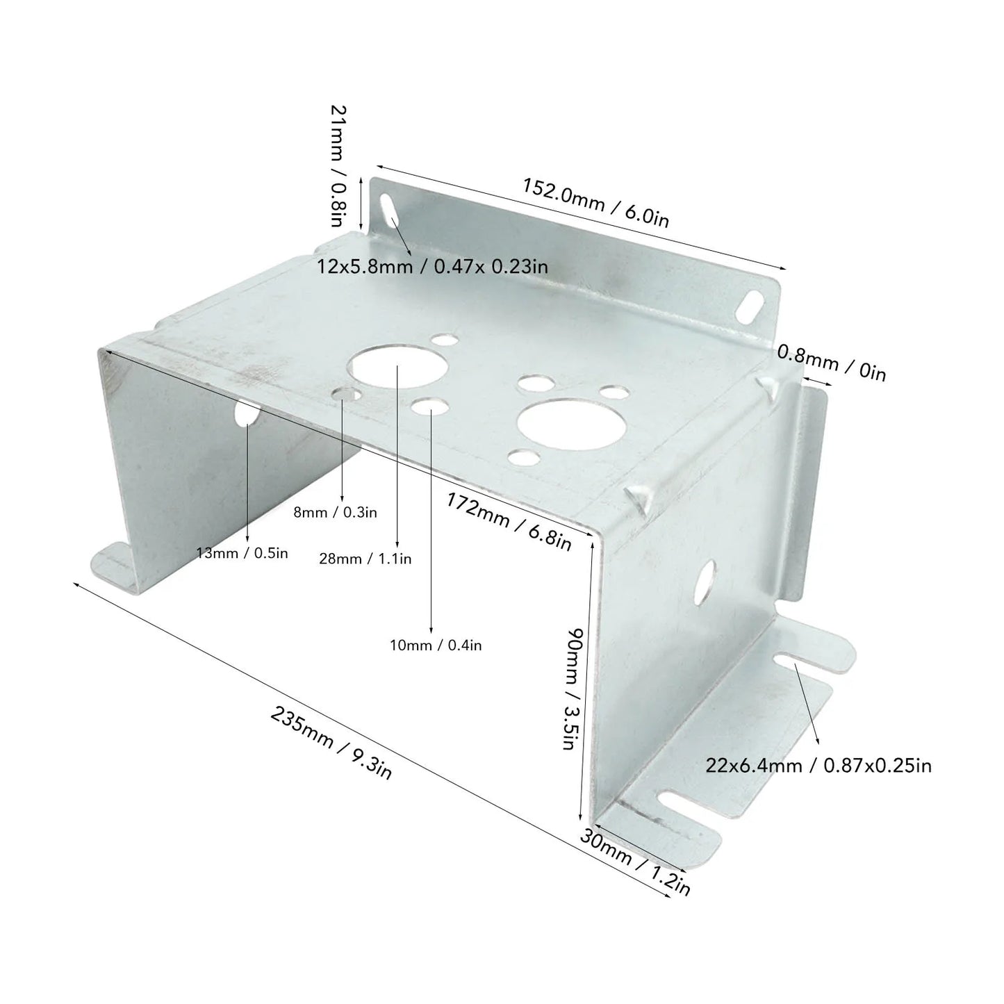 Stainless Steel Diesel Parking Heater Mounting Bracket for Eberspächer Airtronic D2