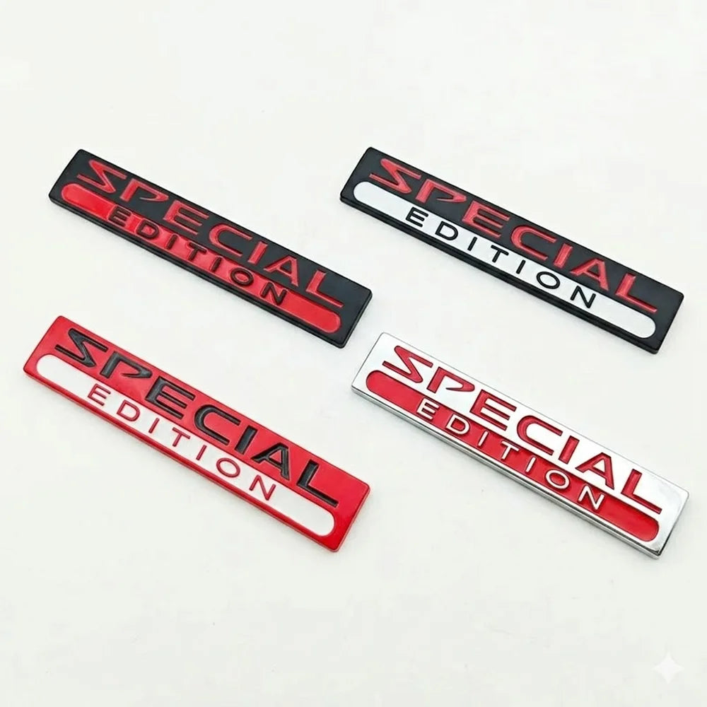 3D Metal Special Edition Car Emblem Badge Sticker Universal Rear Trunk Decal