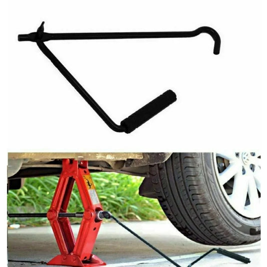 10×21cm Foldable Scissor Jack Rocker Handle Universal Car Jack Crank Replacement