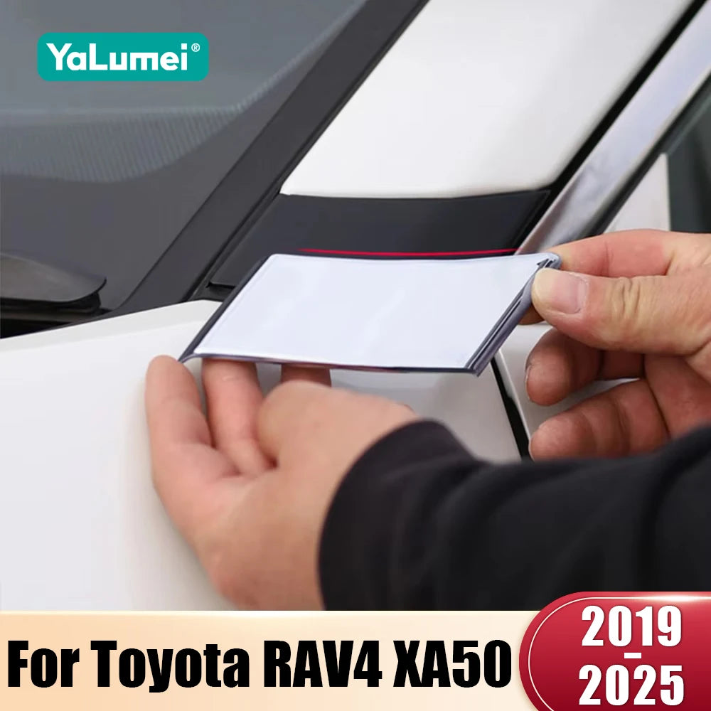 Front A-Pillar Exterior Trim Covers for Toyota RAV4 XA50 & Hybrid 2019–2025