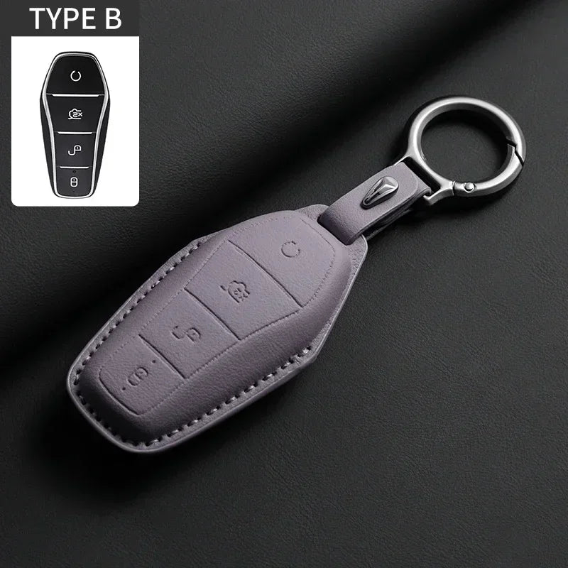 Smart Key Cover Case for BYD Han EV, Tang DM, Qin PLUS, Song Pro & More