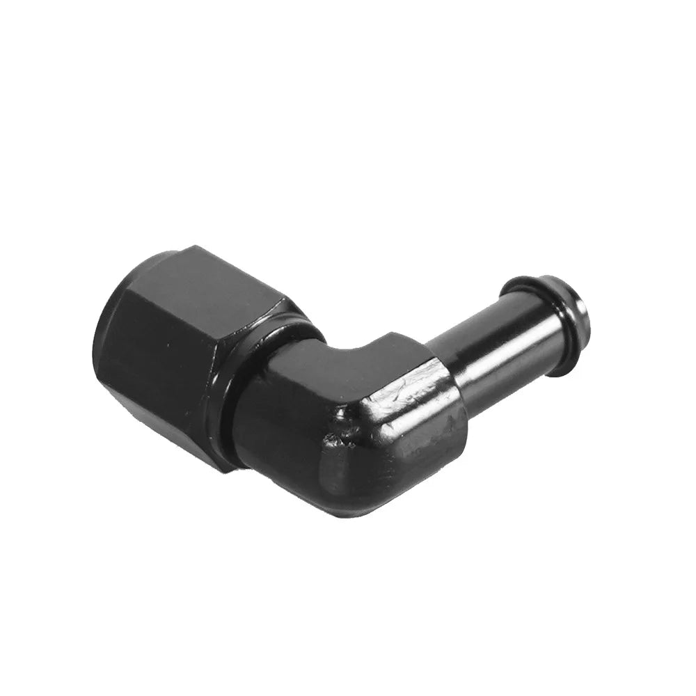 Female AN6 6AN to 5/16" 8mm Hose 90 Degree Swivel Barb Elbow Fitting Adapter
