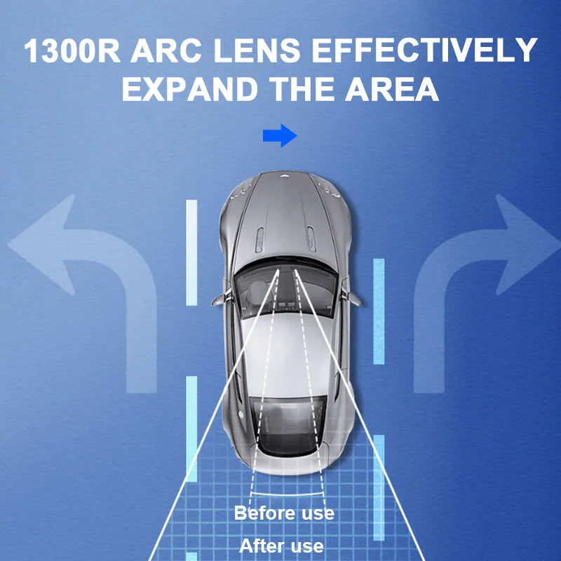 Wide Angle Convex Interior Rearview Mirror Anti-Glare Baby & Child Seat Monitor