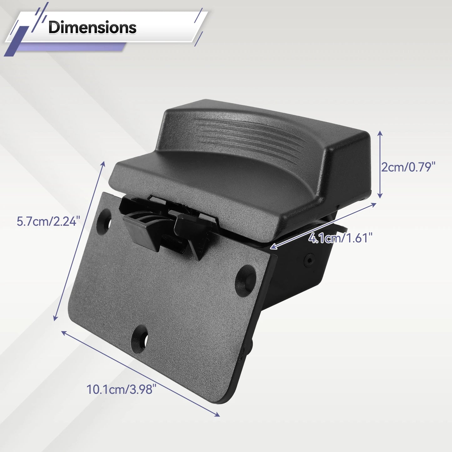 Center Console Armrest Latch Lock Knob for Dodge Ram 1500 2500 2013–2018