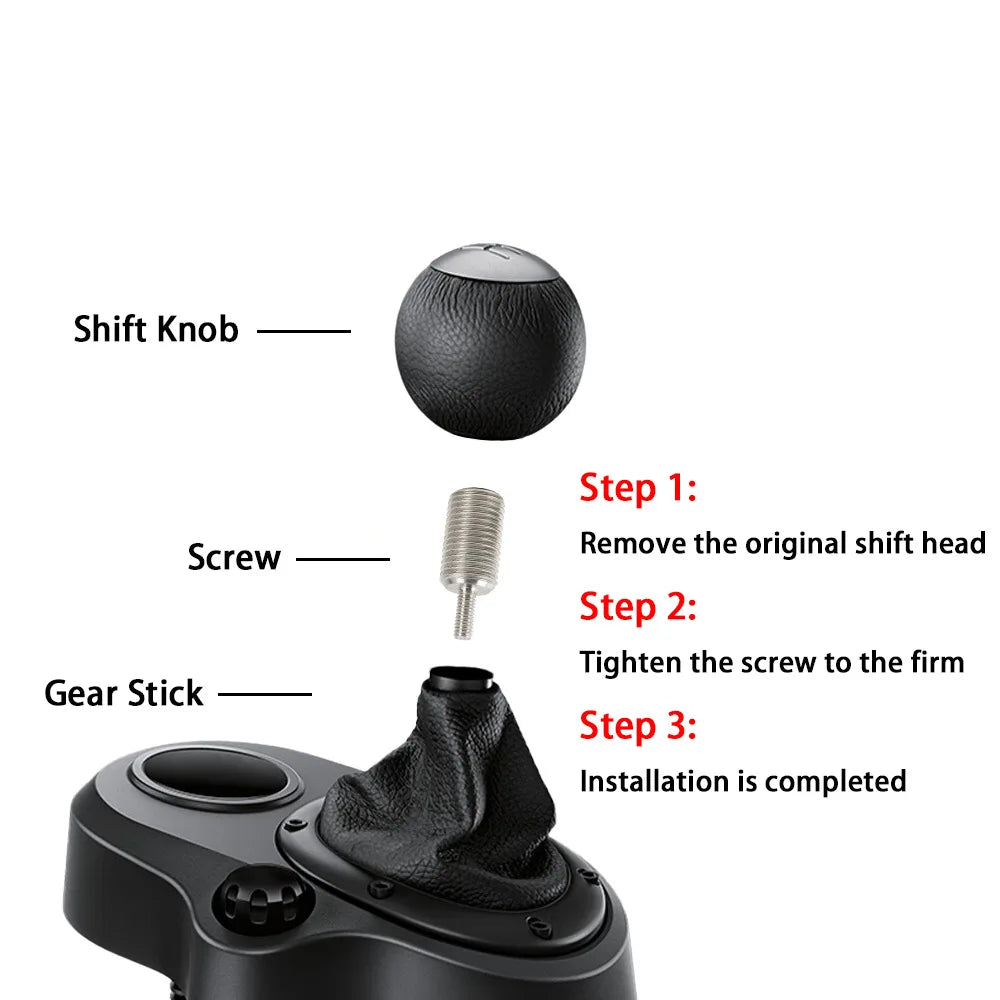 M12x1.25 Gear Shifter Adapter for Logitech G29 G923 Racing Wheel Alloy Mod