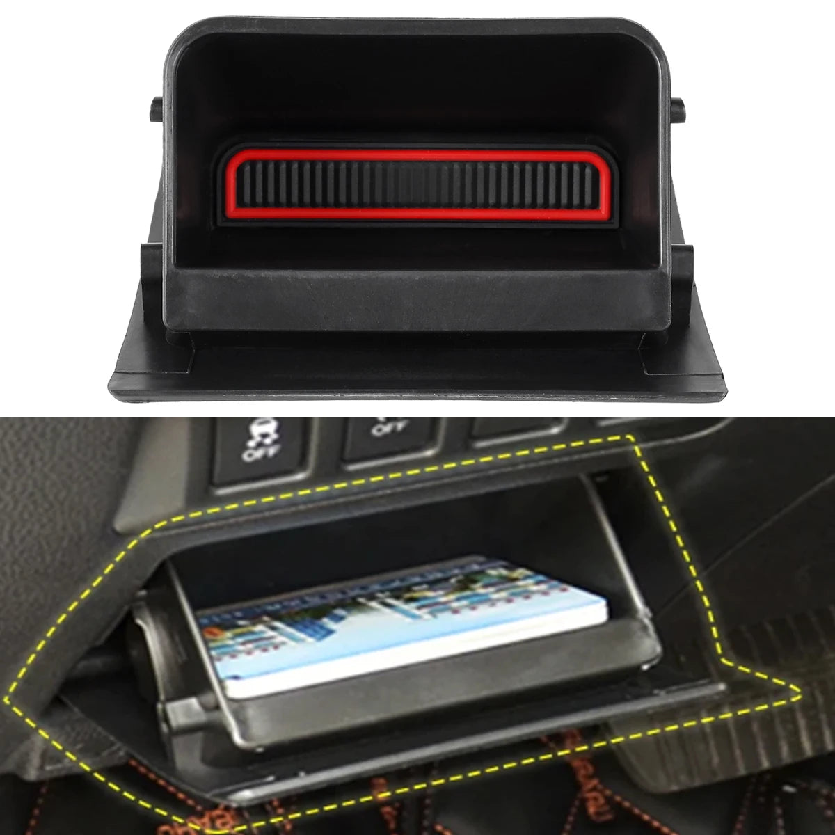 Car Fuse Storage Tray Holder Box for Subaru Outback Forester Legacy Impreza XV