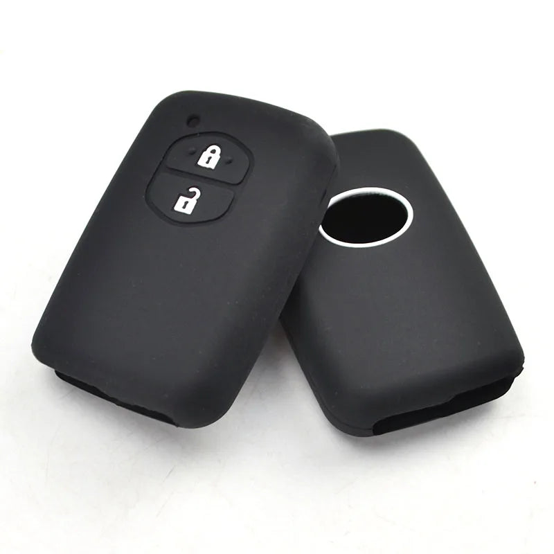 2-Button Silicone Remote Key Fob Cover for Toyota RAV4, Land Cruiser, Camry