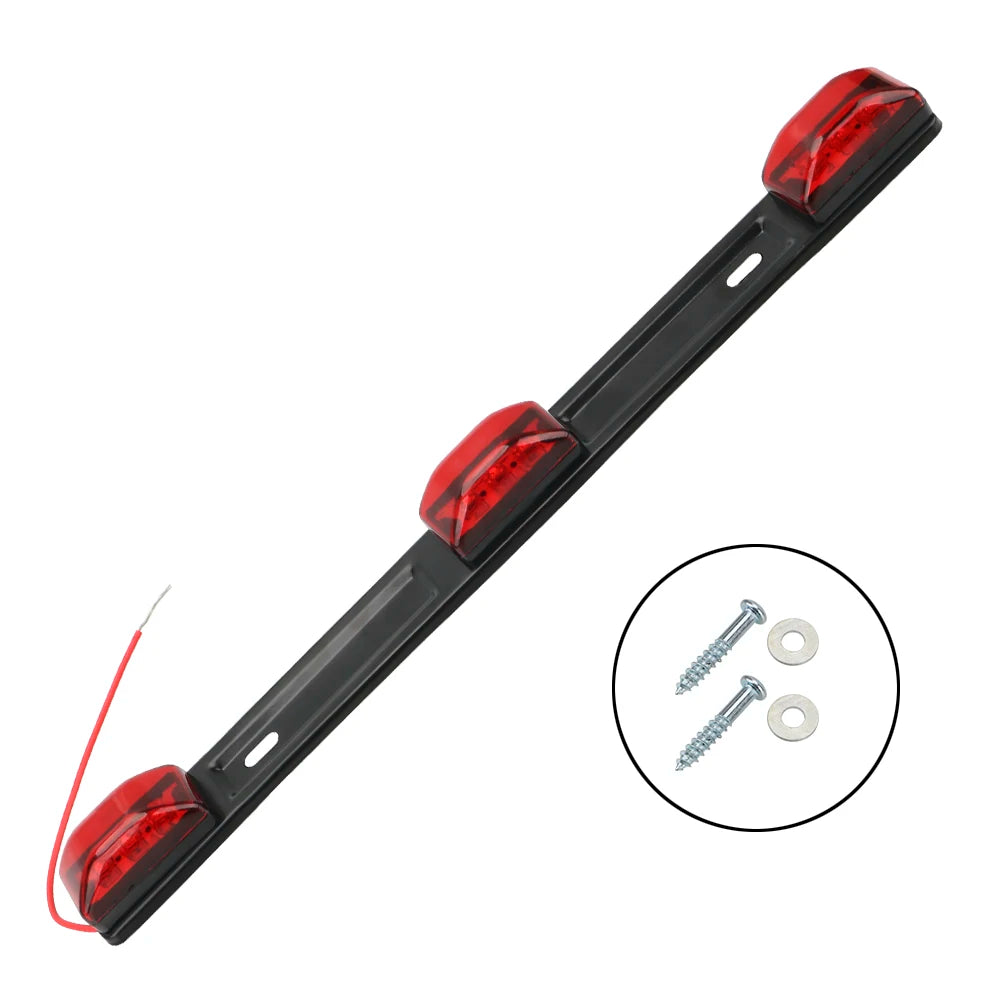 12V LED Tail Light Bar Red Brake, Turn Signal & DRL Strip Light for Cars & Trucks