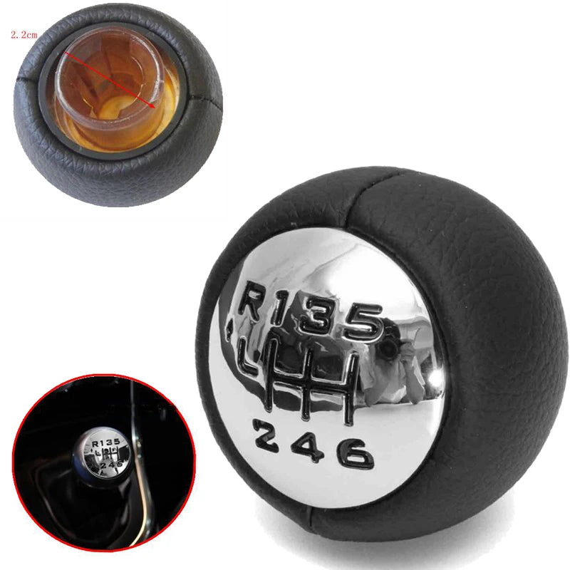 5/6 Speed Gear Shift Knob for Peugeot 307 308 3008 407 5008 807 Citroen C3