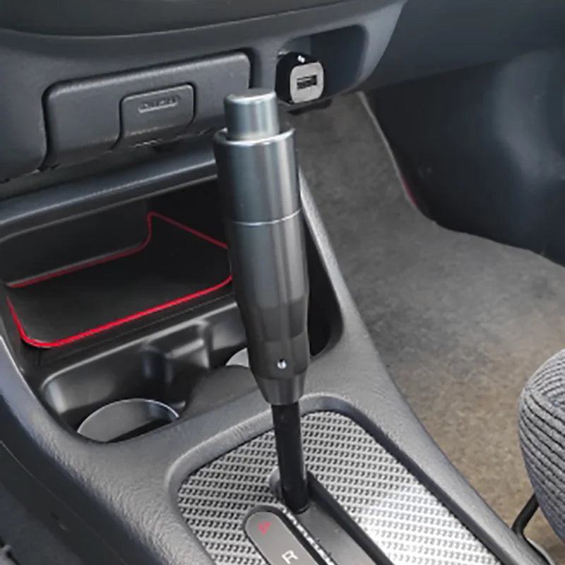 Universal Metal Automatic Gear Shift Knob with Push Button Shifter