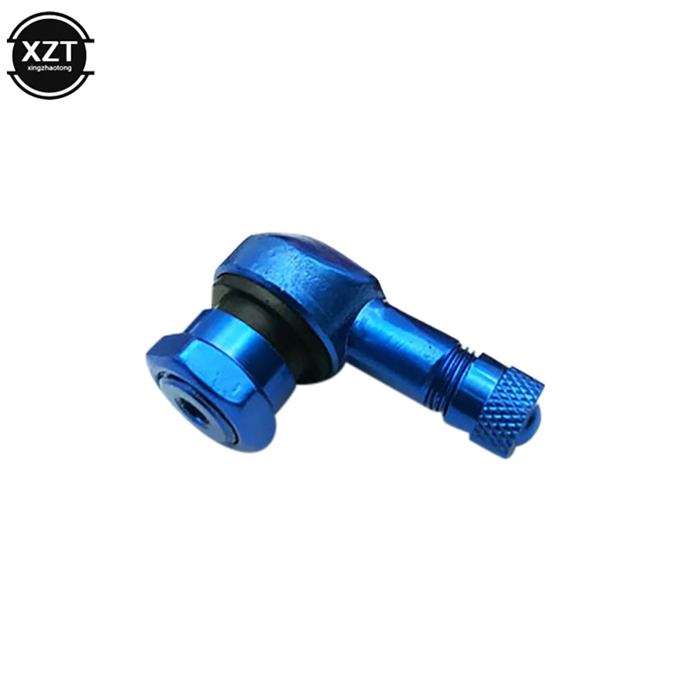90° Aluminum Motorcycle Tubeless Tire Valve Stem 1PC Angled Rim Valve