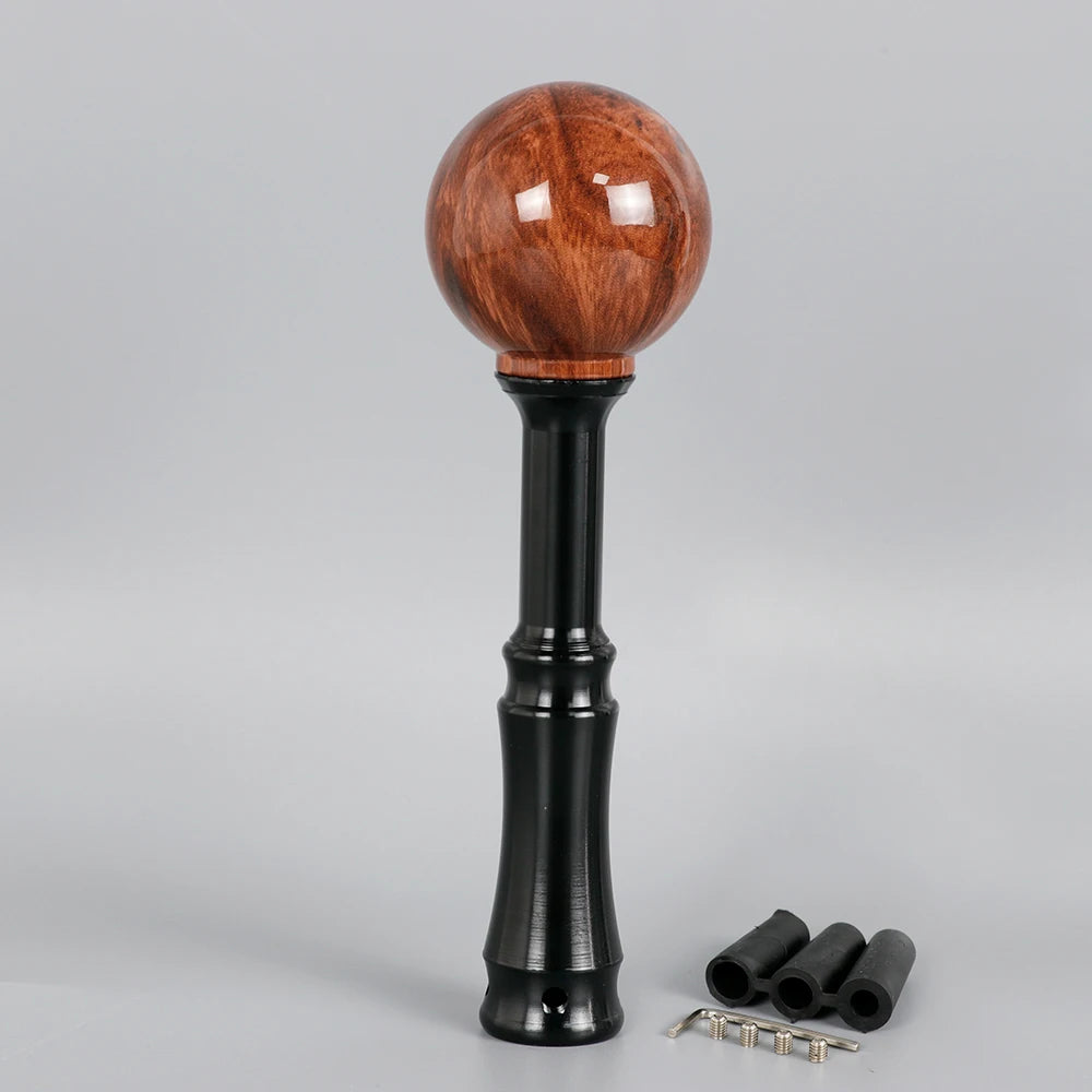 Peach Wood Look Gear Shift Knob Extender Manual Shifter Lever Extension Universal