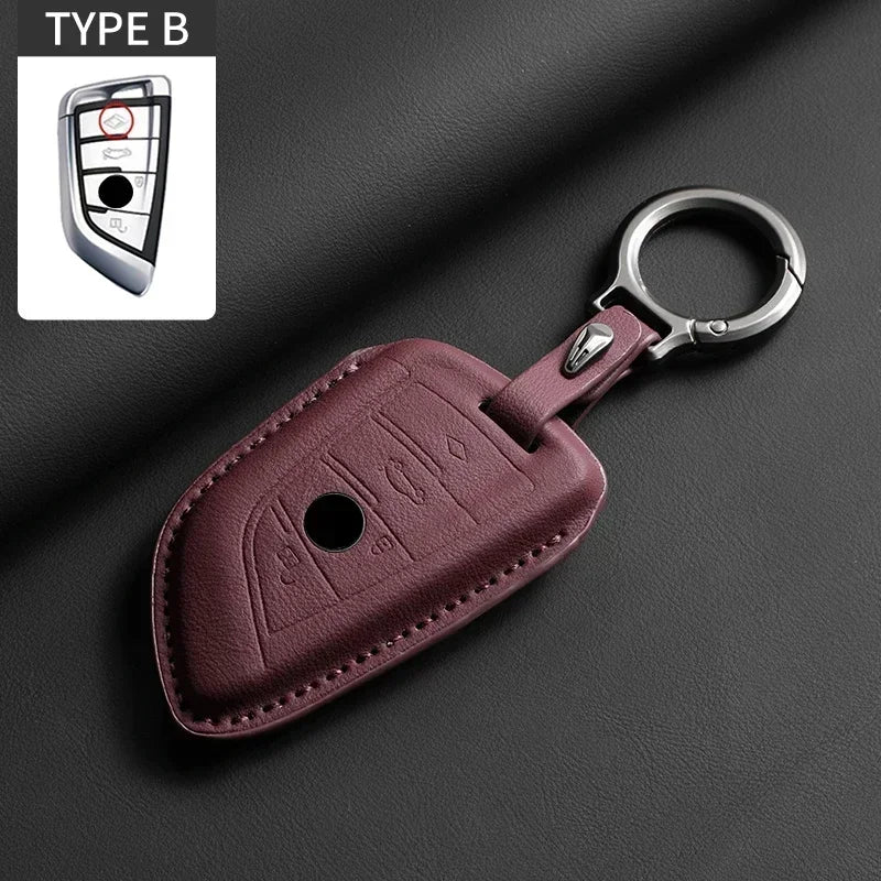 Smart Key Case Cover for BMW 1, 3, 5, 7 Series, X1, X3, X4, X5 & M Models