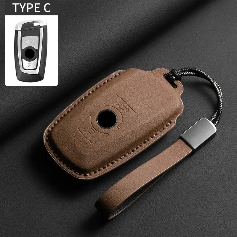 Smart Key Case Cover for BMW 1, 3, 5, 7 Series, X1, X3, X4, X5 & M Models