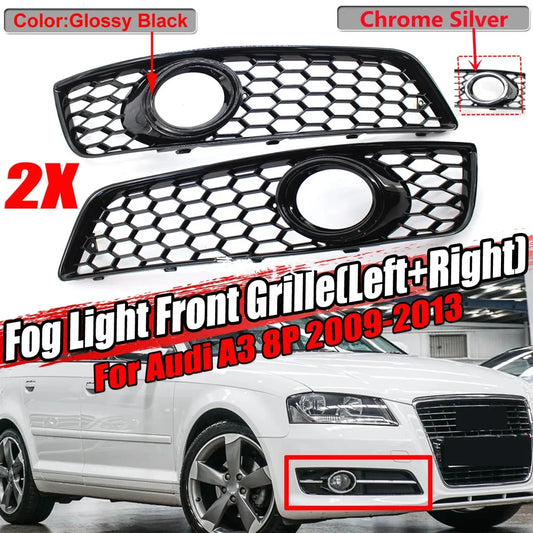 Honeycomb Fog Light Grille for Audi A3 8P 2009–2013