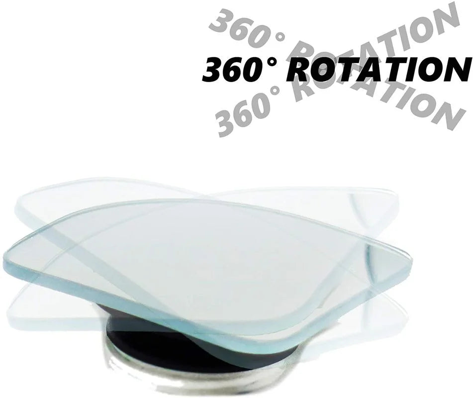 2PCS HD Wide-Angle Blind Spot Rearview Mirror Convex Auxiliary Side Mirror