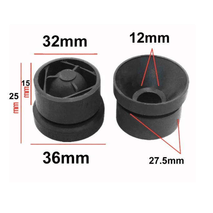 4PCS Engine Cover Rubber Grommet Buffer Mount Bush Set for Ford Focus Mk2