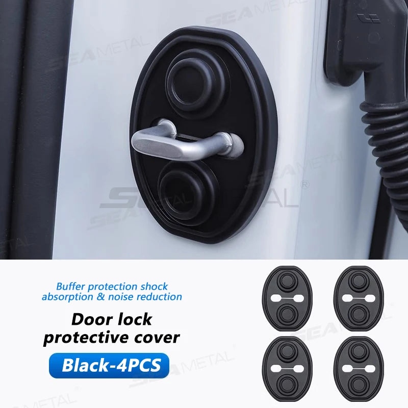 Silicone Car Door Shock Absorber Cushion Mute Buffer Protective Cover