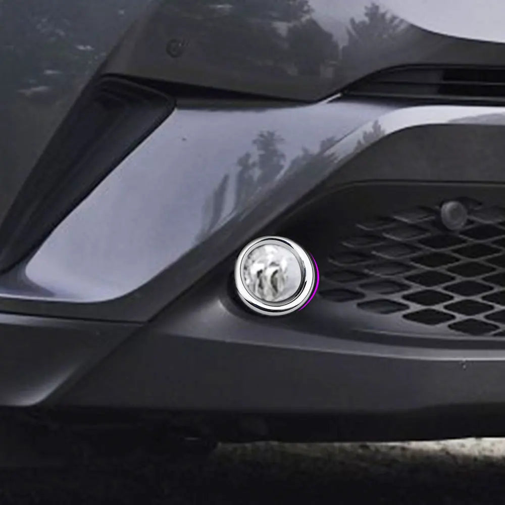 2Pcs Fog Light Trim Cover for Toyota C-HR CHR 2016-2020 Front Lamp