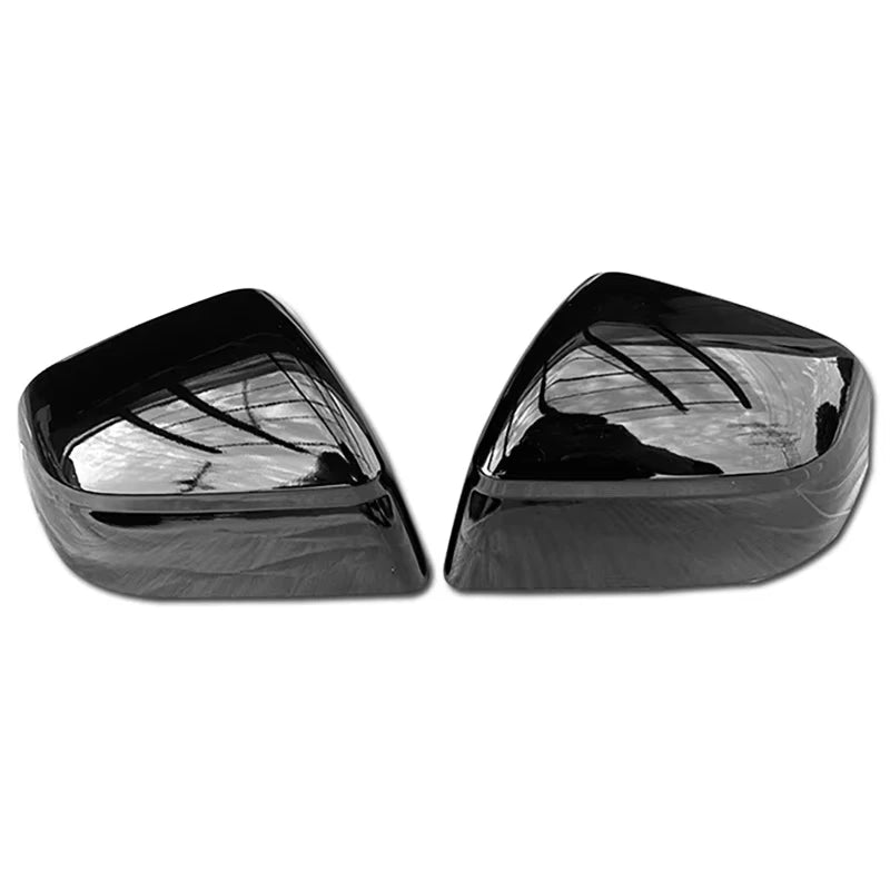 Side Mirror Covers ABS Black Carbon Print for Tesla Model Y Juniper 2025+