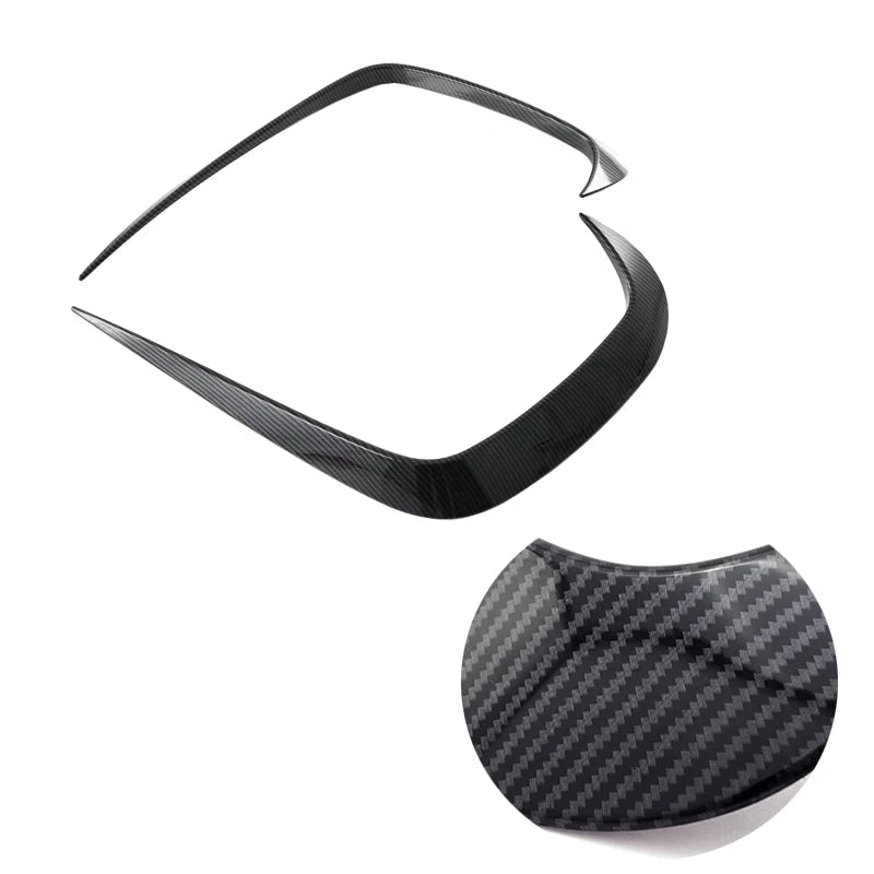 2Pcs ABS Eyebrow Spoiler Front Fog Light Trim Cover for BYD Atto 3 Yuan Plus