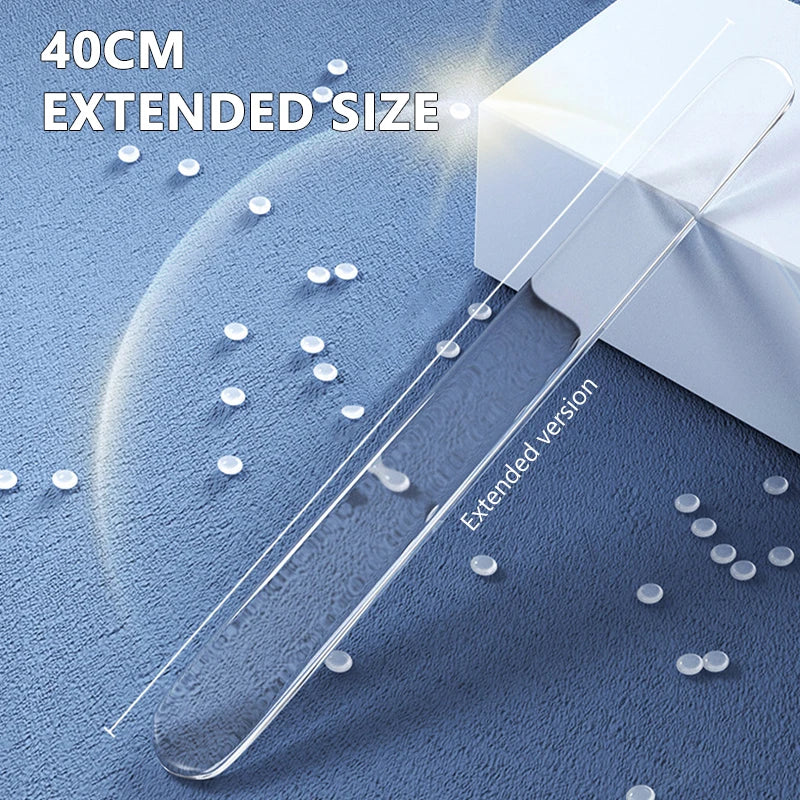 4PCS 40CM Transparent Car Door Edge & Bumper Protector Strip Anti-Scratch