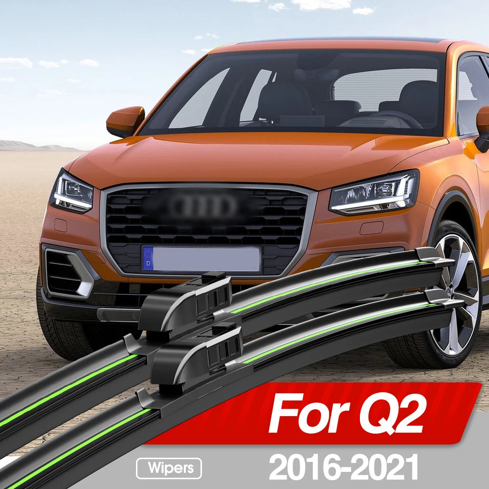 2PCS Front Windshield Wiper Blades for Audi Q2 2016–2021