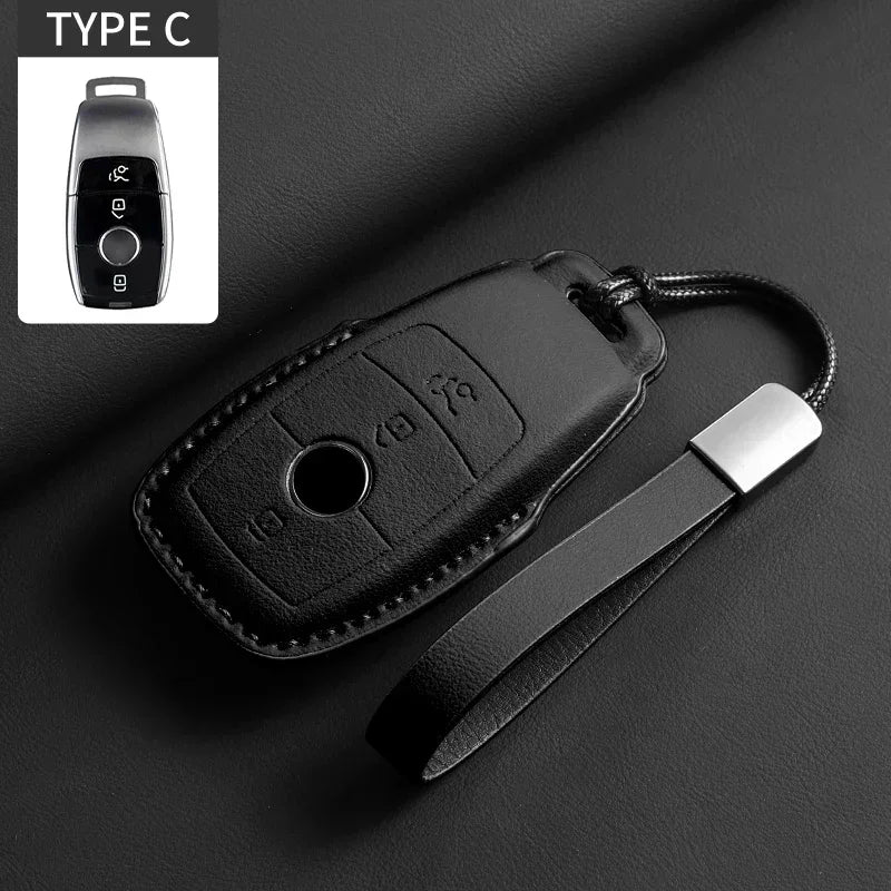 Smart Key Case Cover for Mercedes-Benz A, B, C, E, S-Class