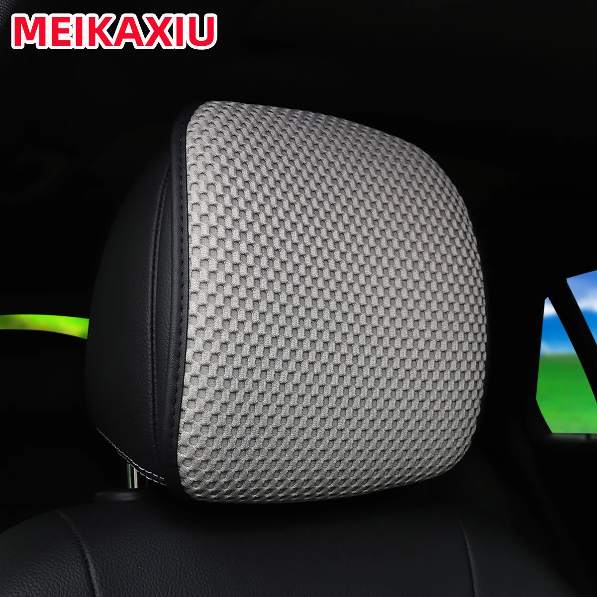 1PC Breathable Mesh Car Seat Cushion & Headrest Cover Universal Cooling Seat