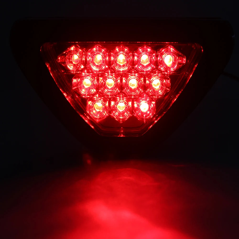 Universal LED Triangle Tail Light Red Brake, Tail & Rear Fog Lamp