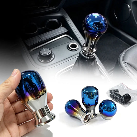 Gear Shift Knob Burnt Blue Aluminium in M12x1.25 M10x1.5 M10x1.25 M8x1.25