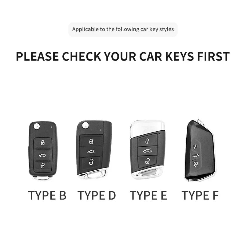 Smart Key Case Cover for Volkswagen Golf 7 MK7, Tiguan, Polo, Passat, Jetta