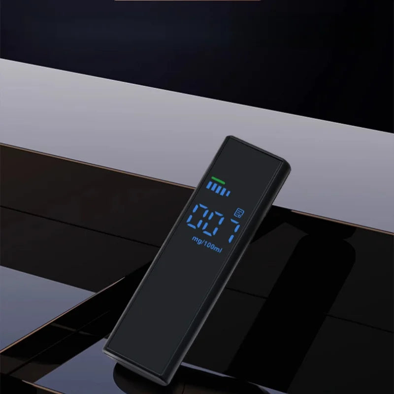 Digital Alcohol Breathalyzer LCD Display Rechargeable Breath Alcohol Tester