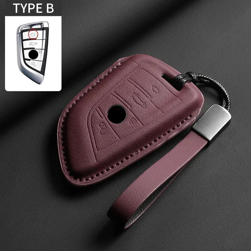 Smart Key Case Cover for BMW 1, 3, 5, 7 Series, X1, X3, X4, X5 & M Models