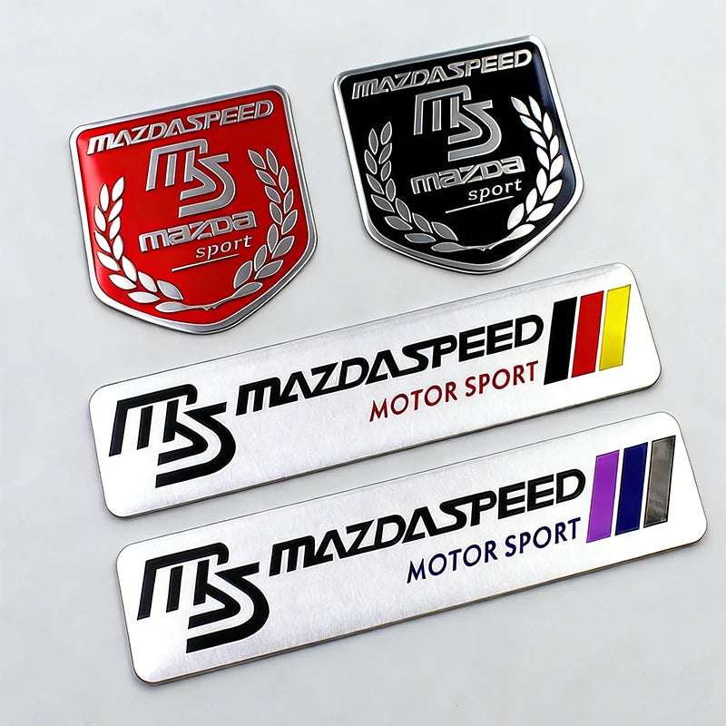 Aluminum Car Flag Emblem Badge Sticker Decal for Mazda 2 3 6 CX3 CX5 CX30