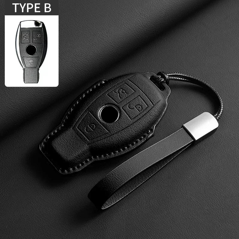 Smart Key Case Cover for Mercedes-Benz A, B, C, E, S-Class