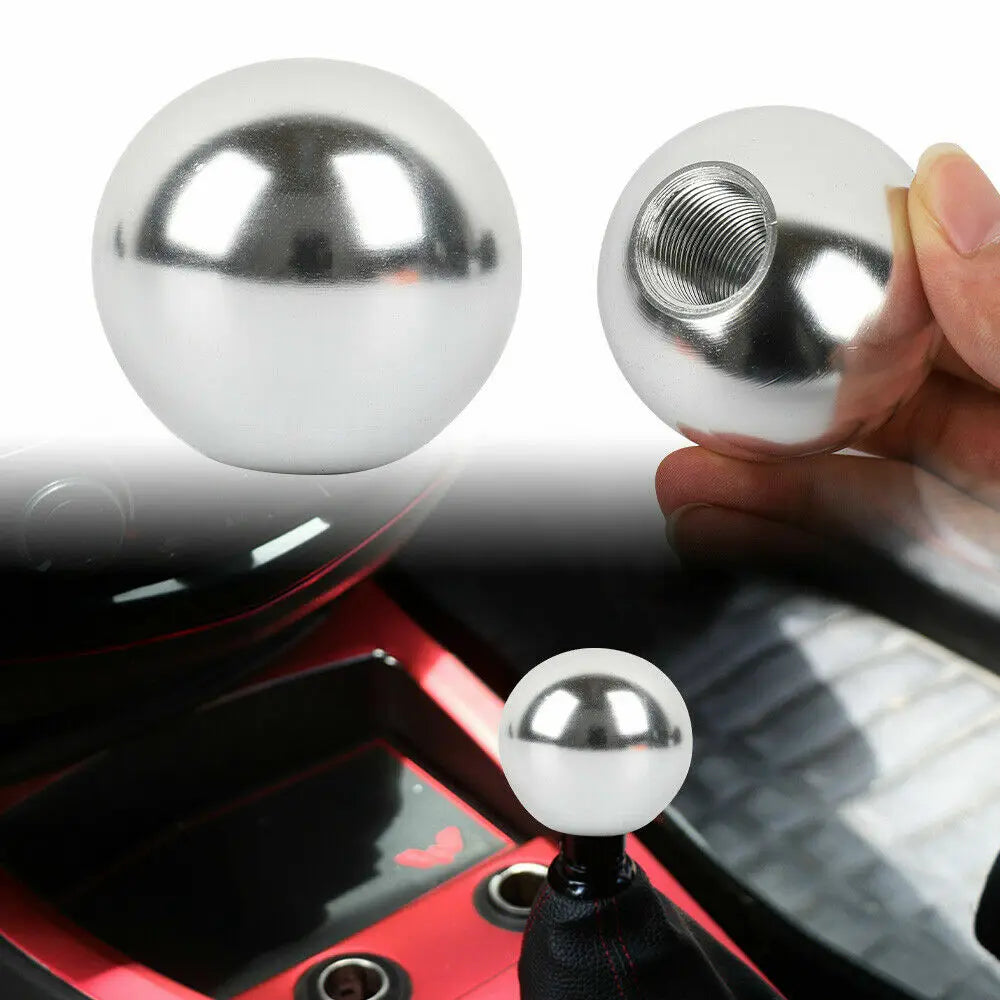 Aluminium Round Ball Manual Gear Shift Knob M12 M10 M8