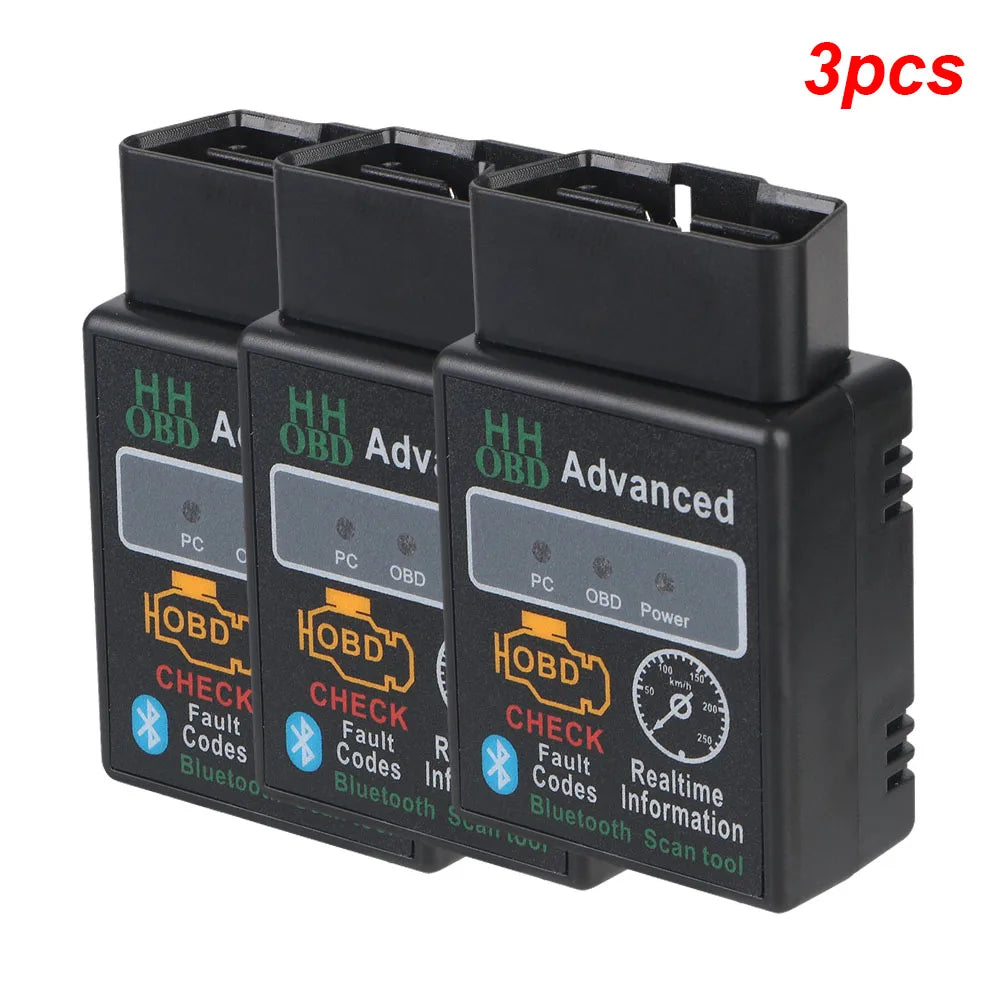 ELM327 V1.5 Bluetooth 5.1 OBD2 Scanner 16-Pin 12V Car Diagnostic Code Reader
