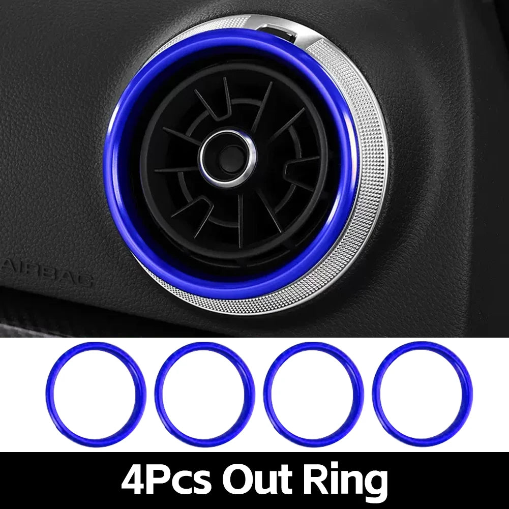 Air Vent Trim Ring Centre Console Cover for Audi A3 8V S3 2014-2019